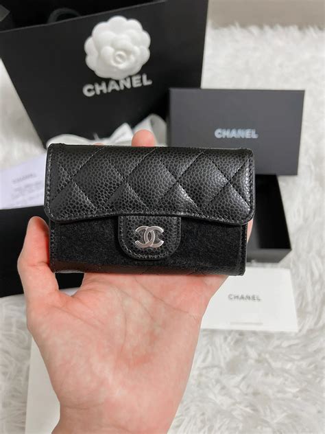 chanel zip card holder ราคา|รีวิว Chanel Classic Card Holder ตัว rare ตัวแม่ต้องมี.